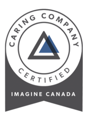 Imagine Canada Caring Company Certified
